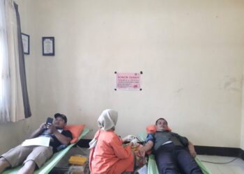 Kwarran Purwokerto Utara Gelar Donor Darah di Sanggar Bhakti Pramuka