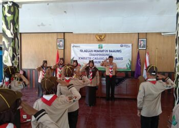 Gladian Pemimpin Barung Kwartir Cabang Banyumas Digelar di Tiga Lokasi