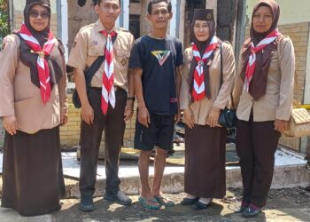 Kwarran Purwokerto Utara Bantu Korban Kebakaran di Kelurahan Sumampir