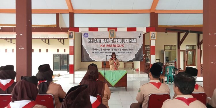 Pemantapan Gugusdepan, Kwarran Kedungbanteng Lantik Ketua Mabigus