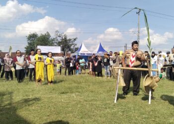 Begalan Pramuka Tunas Panumbang meriahkan Sumbang Expo 2024