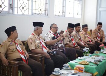 Jaga Kualitas Pangkalan Gugus Depan Mantap, Bina Satuan Adakan Monev Gudep Mantap