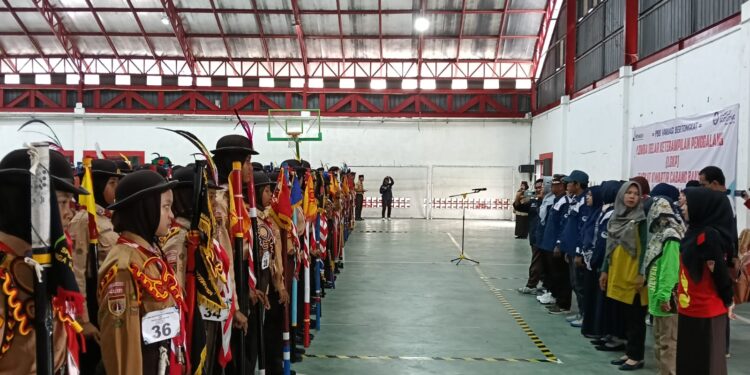 Lomba Gelar Keterampilan Penggalang Kwartir Cabang Banyumas Tahun 2024 Resmi Dibuka