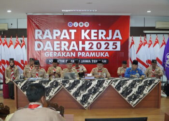 Kwarcab Banyumas Hadiri Rakerda Jateng 2025: Sinergi Pramuka Menuju Karakter Kebangsaan yang Kuat