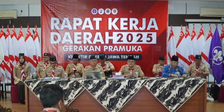 Kwarcab Banyumas Hadiri Rakerda Jateng 2025: Sinergi Pramuka Menuju Karakter Kebangsaan yang Kuat