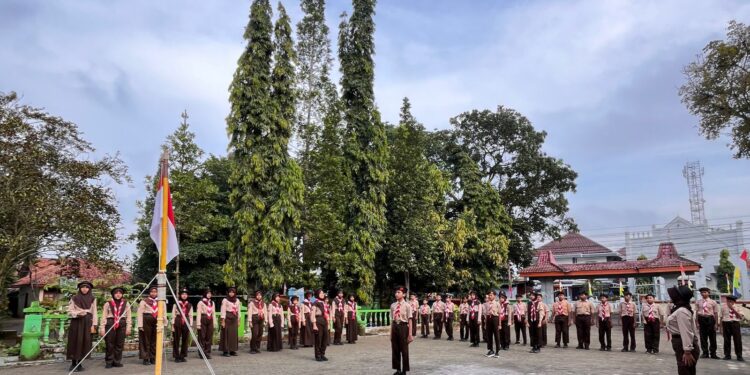 Pangkalan SDN 1 Sudagaran Menyelenggarakan Perkemahan Jumat Sabtu