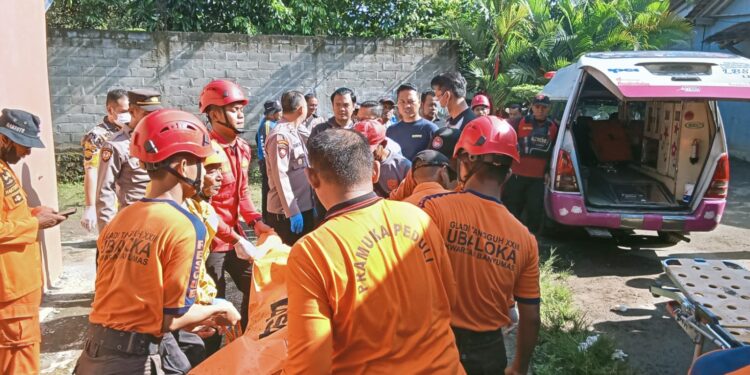 Pramuka Banyumas dan Tim Gabungan Bergerak Cepat Evakuasi Korban Hanyut di Sungai Logawa