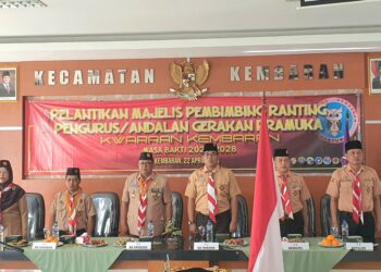 Resmi Dilantik! Kepemimpinan Baru Kwarran Kembaran Siap Lanjutkan Estafet Prestasi