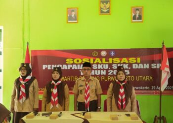 Gelar Sosialisasi Pencapaian SKU dan SKK, Kwarran Purwokerto Utara Siap Mencetak Pramuka Garuda