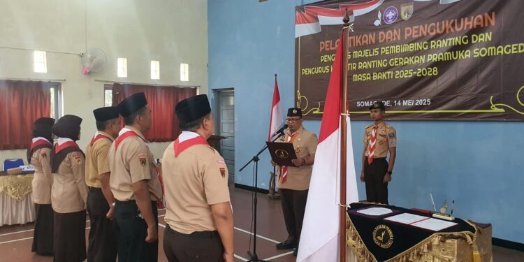 KaKwarcab Banyumas Kukuhkan Pengurus Mabiran dan Kwarran Somagede