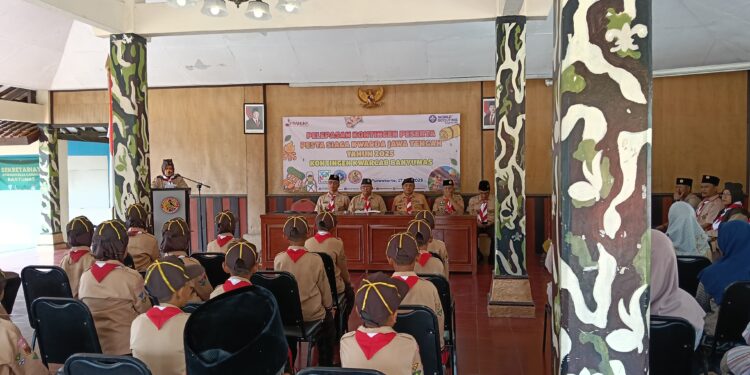 Kwarcab Banyumas Melepas Kontingen Menuju Pesta Siaga Kwarda Jateng 2025