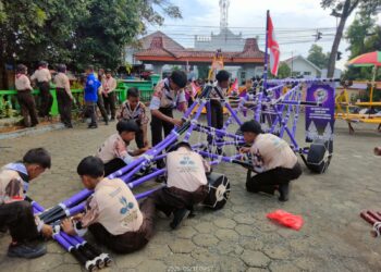 Kwarran Banyumas Menyelenggarakan Lomba Gelar Ketrampilan Penggalang