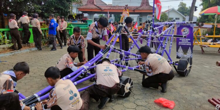 Kwarran Banyumas Menyelenggarakan Lomba Gelar Ketrampilan Penggalang