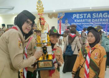 Barung Putra dan Putri Kwarcab Banyumas Raih Prestasi Terbaik 2 di Pesta Siaga Daerah Jawa Tengah 2025
