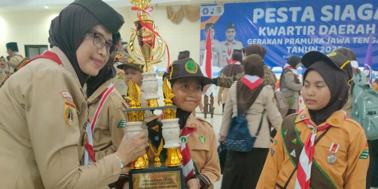 Barung Putra dan Putri Kwarcab Banyumas Raih Prestasi Terbaik 2 di Pesta Siaga Daerah Jawa Tengah 2025