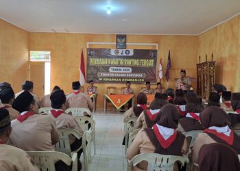 KWARCAB BANYUMAS LAKUKAN PENILAIAN LOMBA KWARRAN TERGIAT DI KWARRAN KEMRANJEN