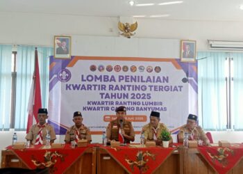 Kwarcab Banyumas Menilai LKT 2025 di Kwarran Lumbir
