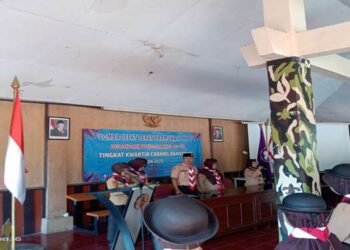 Enam Regu Penggalang Kwarran Somagede ikuti LCTP Penggalang SD/MI tingkat Kwarcab Banyumas tahun 2025