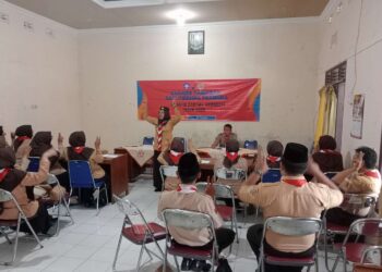 Di Awal tahun Ajaran Baru, Binawasa Kwarran Somagede gelar Karang Pamitran tahun 2025