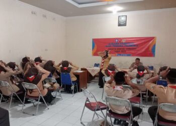 Bekali Teknik Kepramukaan, Bidang Binawasa Kwarran Somagede Gelar Karang Pamitran Bagi Pembina Pramuka tahun 2025