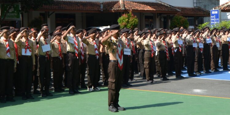 Penerimaan Tamu Ambalan (PTA) SMK Bunda Satria Wangon 2025 “Bangkitkan Tunas Muda dengan Jiwa Kesatria yang Berani dan Tangguh”