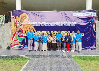 Pimpinan Kwarran Somagede tinjau Perjuangan Dua Pramuka Siaga pada ESA Kwarda Jateng Tahun 2025