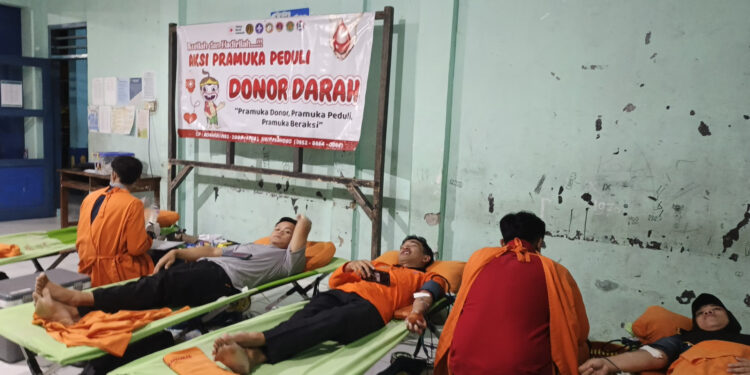 PMI Banyumas, Kwarran Pekuncen, Pramuka Peduli, Donor Darah
