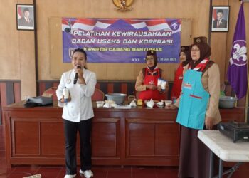 Kwarcab Banyumas Gelar Pelatihan Kewirausahaan, Dorong Pramuka Mandiri dan Kreatif