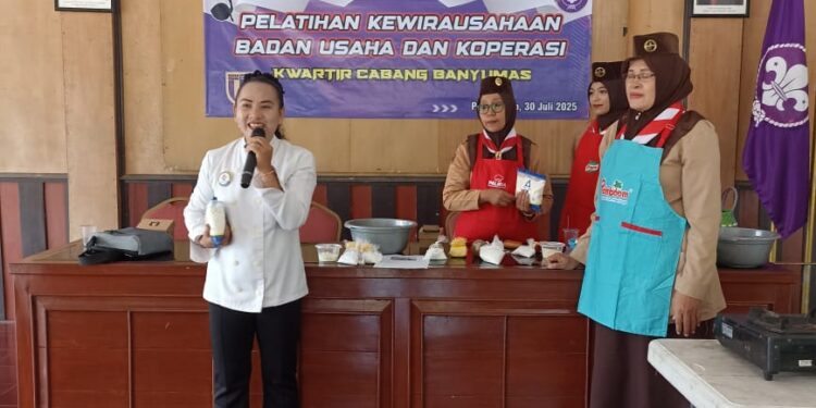 Kwarcab Banyumas Gelar Pelatihan Kewirausahaan, Dorong Pramuka Mandiri dan Kreatif