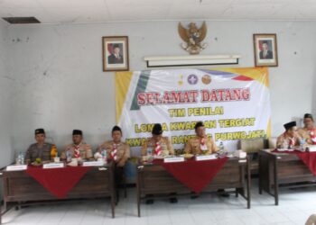 Kwarran Purwojati Tunjukkan Kekompakan dan Totalitas Dalam Penilaian Lomba Kwartir Ranting Tergiat Tahun 2025