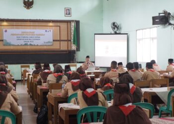 Kwarran Cilongok Gelar Sosialisasi Pencapaian Pramuka Garuda Siaga dan Penggalang 2025