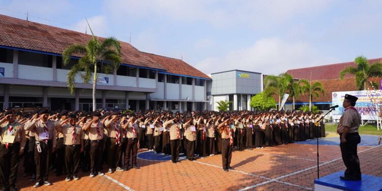 Penerimaan Tamu Ambalan (PTA) SMK Muhammadiyah Somagede, Wujudkan Jiwa Kesatria yang Disiplin, Mandiri dan Teguh Pendirian