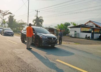 Pramuli Kwarran Somagede Bantu Kelancaran Lalu Lintas di Lokasi Upacara HUT RI