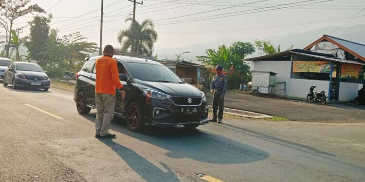 Pramuli Kwarran Somagede Bantu Kelancaran Lalu Lintas di Lokasi Upacara HUT RI
