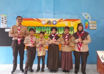 Pramuka SDN 1 Bancarkembar Ikuti Dianpinrung, Dianpinru, dan Karang Pamitran