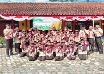 Antusias Pramuka Siaga SDN 2 Sokawera , Ikuti Upacara Dan Persari Gudep