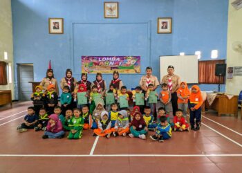 Kwartir Ranting Somagede Sukses Gelar Lomba Mewarnai untuk Pramuka Pra Siaga tahun 2025