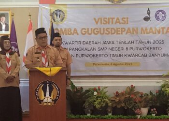 SMP Negeri 8 Purwokerto Berpeluang Menjadi Gudep Mantap Tingkat Jateng