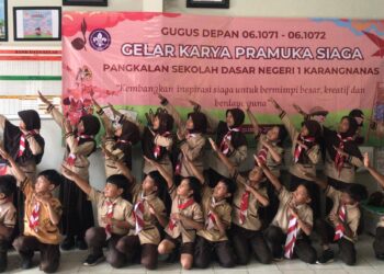 Pramuka Siaga SDN 1 Karangnanas Tunjukkan Kreativitas Tanpa Batas pada Gelar Karya