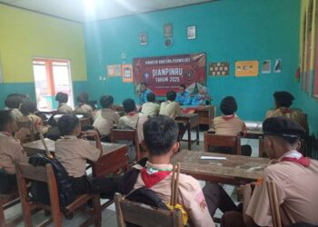 Semangat Tinggi Dianpinru 2025 di MTs Satu Atap Kalitapen: Materi Kepanduan, Pionering, dan Simulasi Upacara Lengkap