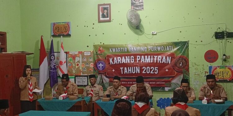 Semangat Kebersamaan Menguat di Karang Pamitran 2025 Kwartir Ranting Purwojati