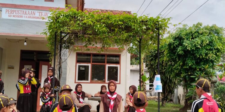 SD Negeri 1 Karangmangu Kwarran Purwojati Gelar Persari 2025 untuk Memperingati Hari Pramuka ke-64
