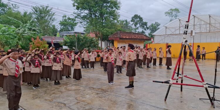 SD Negeri 2 Purwojati Gelar Persari Meriah Peringati Hari Pramuka ke-64