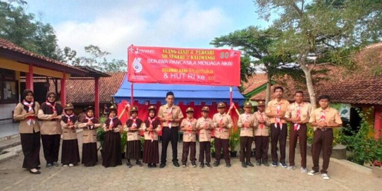 SD Negeri 2 Kaliwangi Kwarran Purwojati Gelar Persari 2025: Antusias di Tengah Rintik Gerimis