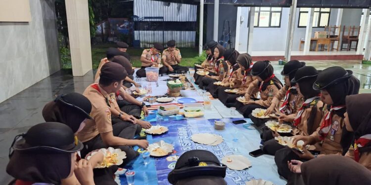 Hari Pramuka ke-64 di SMKN 1 Purwojati: Ulang Janji, Persaudaraan, dan Pengabdian