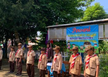 PERSARI SDN 4 Purwanegara Meriahkan Peringatan Hari Pramuka ke-64