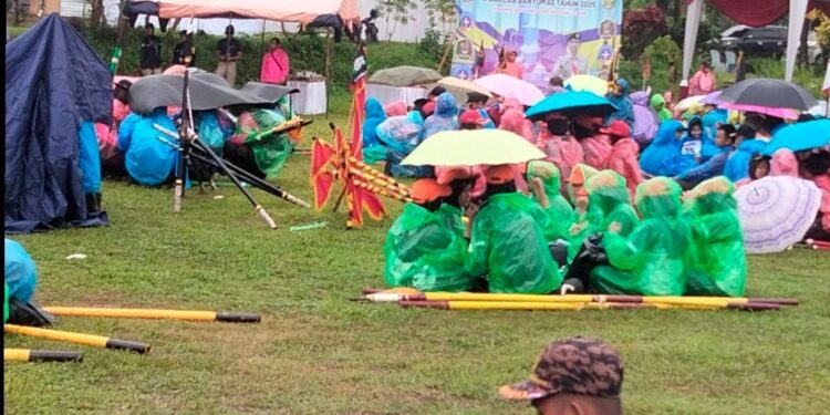 Kontingen Kwarran Purwojati Ikuti Jelajah Galang Jambore Cabang Banyumas dengan Semangat Tinggi