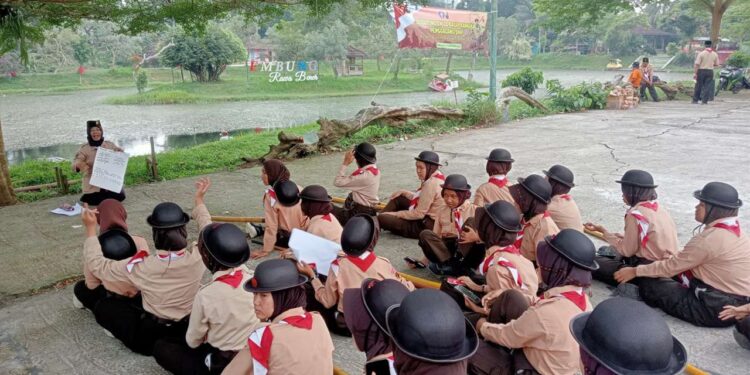 Pramuka Penggalang Kwarran Somagede Ikuti Scouting Skill, Ajang Berlatih dan Belajar Bersama