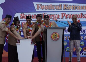 Festival Satuan Karya Warnai Peringatan Hari Pramuka ke-64 Kwarcab Banyumas