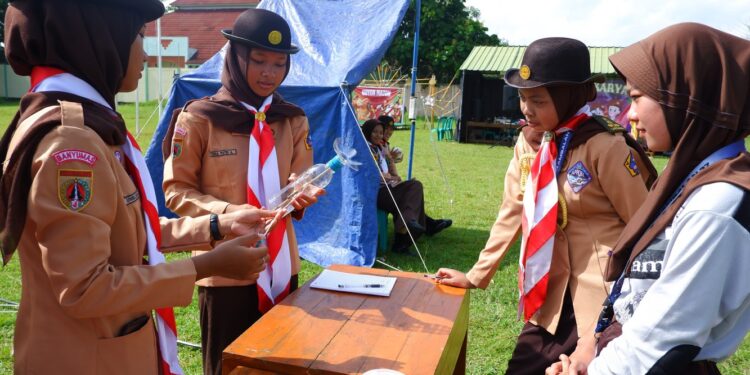 Gudep SMA Negeri 1 Sokaraja Gelar Wirakarya dengan Kreasi Teknologi